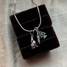 Load image into Gallery viewer, Vintage Sterling Going West Necklace