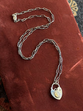 Load image into Gallery viewer, Opal Heart Lock