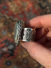 Load image into Gallery viewer, Wild Eyes Poseidon Variscite Ring