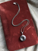 Load image into Gallery viewer, Vintage Sterling Silver Moon &amp; Stars Necklace
