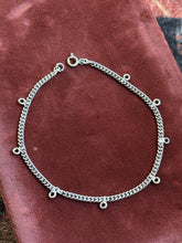 Load image into Gallery viewer, Vintage Sterling Silver Linked Curb Chain Bracelet
