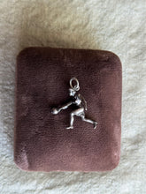 Load image into Gallery viewer, Vintage Sterling Silver Bowler Charm
