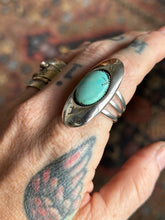 Load image into Gallery viewer, Poseidon Variscite Shadowbox Ring

