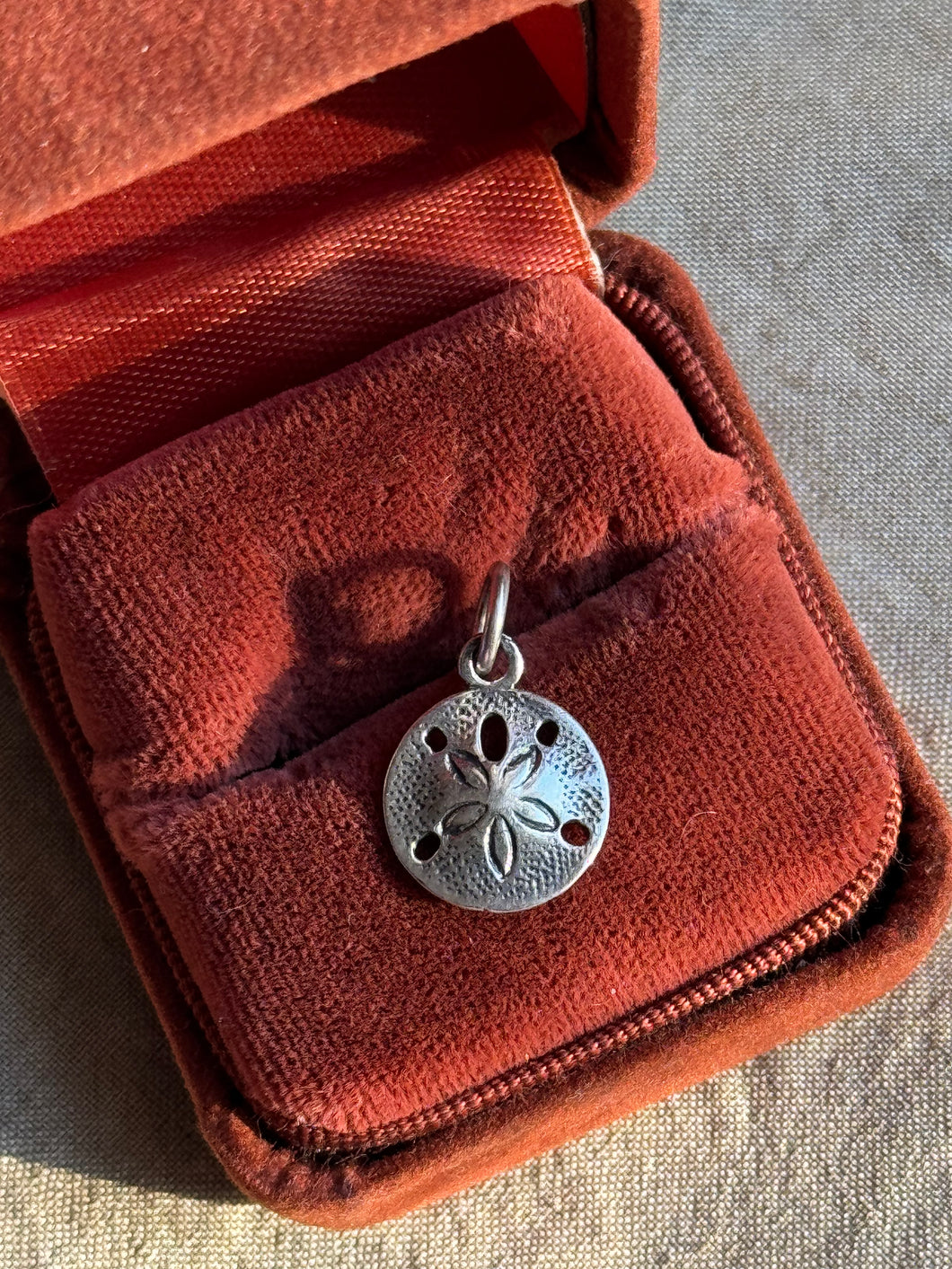 Vintage Sterling Silver Sand Dollar Charm