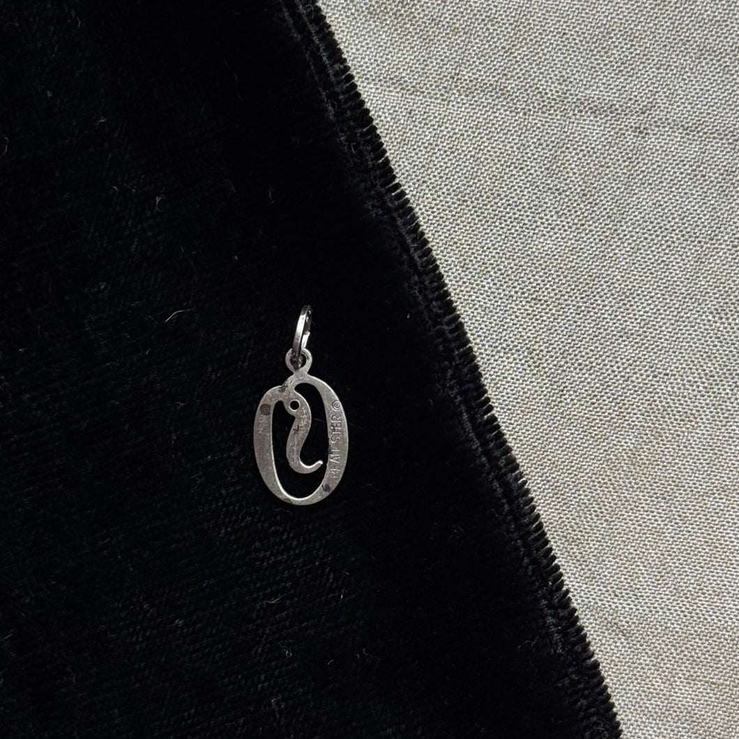 Vintage Sterling Silver ‘O’ Initial Charm