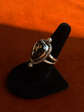 Load image into Gallery viewer, Black Scorpion Heart Ring

