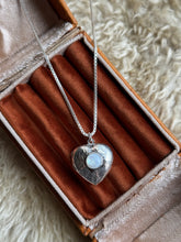 Load image into Gallery viewer, The Keep Close Mother of Pearl Heart Locket
