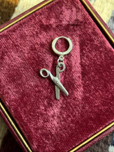 Load image into Gallery viewer, Scissor Charm Single Hoop
