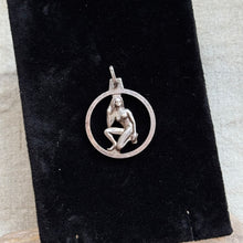 Load image into Gallery viewer, Vintage sterling Silver Naked Lady Pendant
