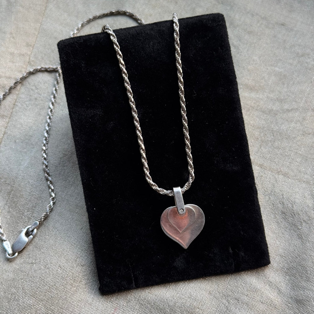 Two Hearts Necklace