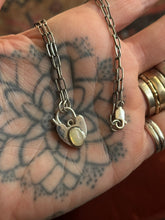 Load image into Gallery viewer, Opal Heart Lock

