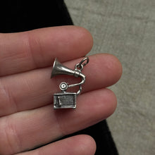 Load image into Gallery viewer, Vintage Sterling Silver Phonograph Charm
