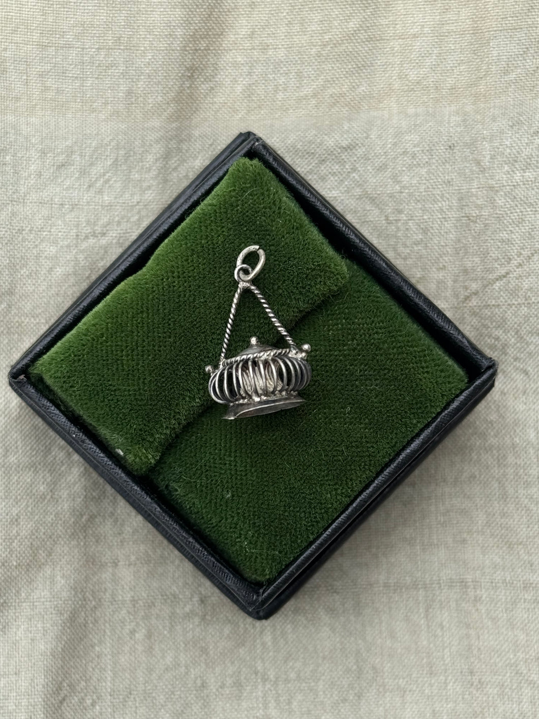 Vintage Sterling Silver Deco Charm