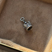 Load image into Gallery viewer, Vintage Sterling Silver Crown Charm
