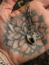 Load image into Gallery viewer, Onyx Heart Lock
