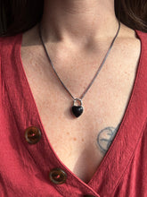 Load image into Gallery viewer, Onyx Love Lock Necklace
