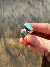 Load image into Gallery viewer, Royston Turquoise Temple Ring
