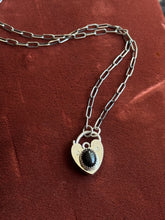 Load image into Gallery viewer, Onyx Heart Lock
