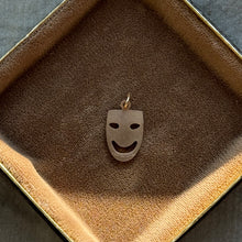 Load image into Gallery viewer, Vintage 12k Gold Fill Comedy Mask
