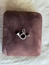 Load image into Gallery viewer, Vintage Sterling Silver French Horn Charm
