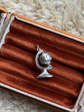 Load image into Gallery viewer, Vintage Sterling Silver Moving Globe Charm
