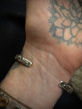 Load image into Gallery viewer, Sterling Silver Daisy Stacking Cuff
