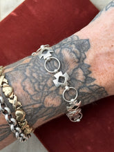 Load image into Gallery viewer, Vintage Sterling Silver Southwestern Bracelet

