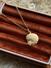Load image into Gallery viewer, Vintage Gold Vermeil Large Baby Head Necklace
