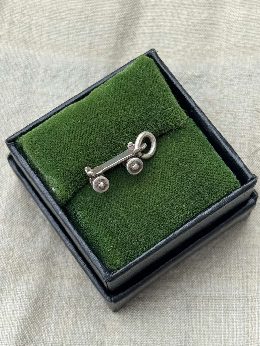 Vintage Sterling Silver Roller Skate Charm