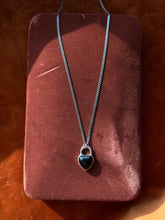 Load image into Gallery viewer, Onyx Love Lock Necklace
