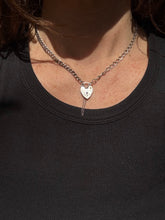 Load image into Gallery viewer, Vintage Sterling Silver Padlock Necklace
