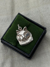 Load image into Gallery viewer, Sterling Silver Cat Charm

