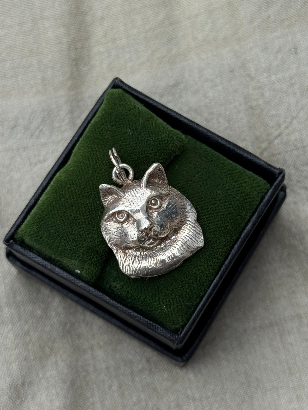 Sterling Silver Cat Charm