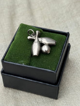 Load image into Gallery viewer, Vintage Sterling Silver Bowling Charm
