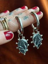 Load image into Gallery viewer, White Lightning Instigator Hoops
