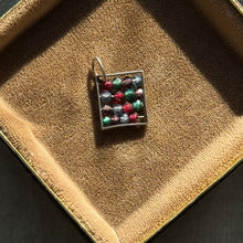 Load image into Gallery viewer, Vintage Sterling Silver Beaded Abacus Charm
