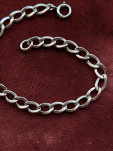 Load image into Gallery viewer, Vintage Sterling Silver Textured Curb Bracelet

