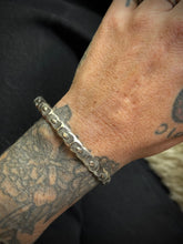 Load image into Gallery viewer, Sterling Silver Daisy Stacking Cuff
