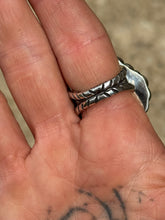 Load image into Gallery viewer, Sterling Silver Chunky Twist Teardrop Royston Ring
