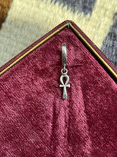Load image into Gallery viewer, Ankh Charm Single Hoop
