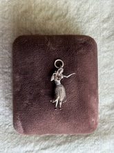 Load image into Gallery viewer, Vintage Sterling Silver Hula Babe Charm

