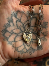 Load image into Gallery viewer, Opal Heart Lock
