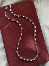 Load image into Gallery viewer, Vintage Sterling Silver Twist Chain
