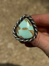 Load image into Gallery viewer, Sterling Silver Chunky Twist Teardrop Royston Ring
