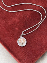 Load image into Gallery viewer, Vintage Sterling Silver St. Christopher Necklace
