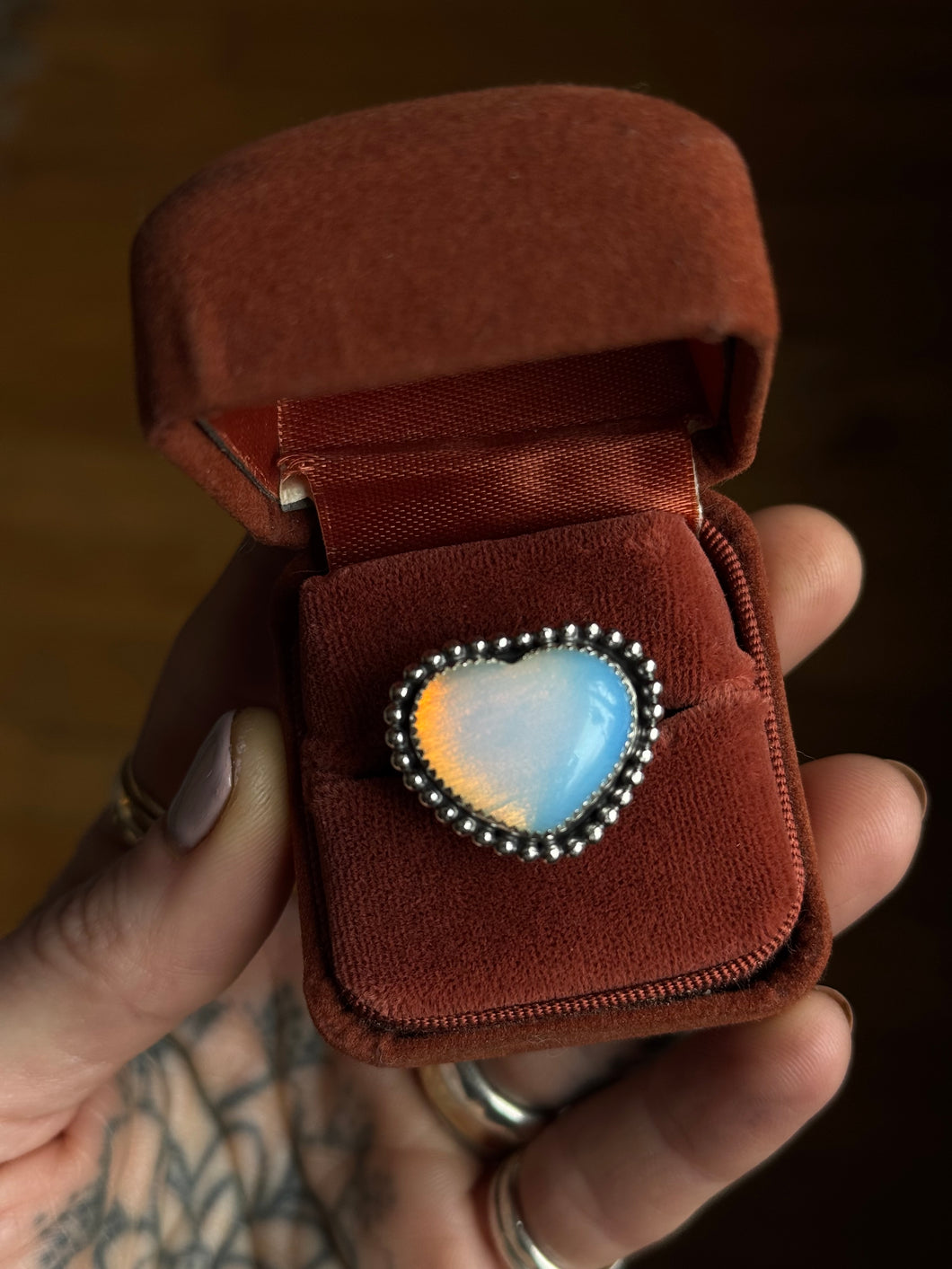 Opalite Sweetheart Ring