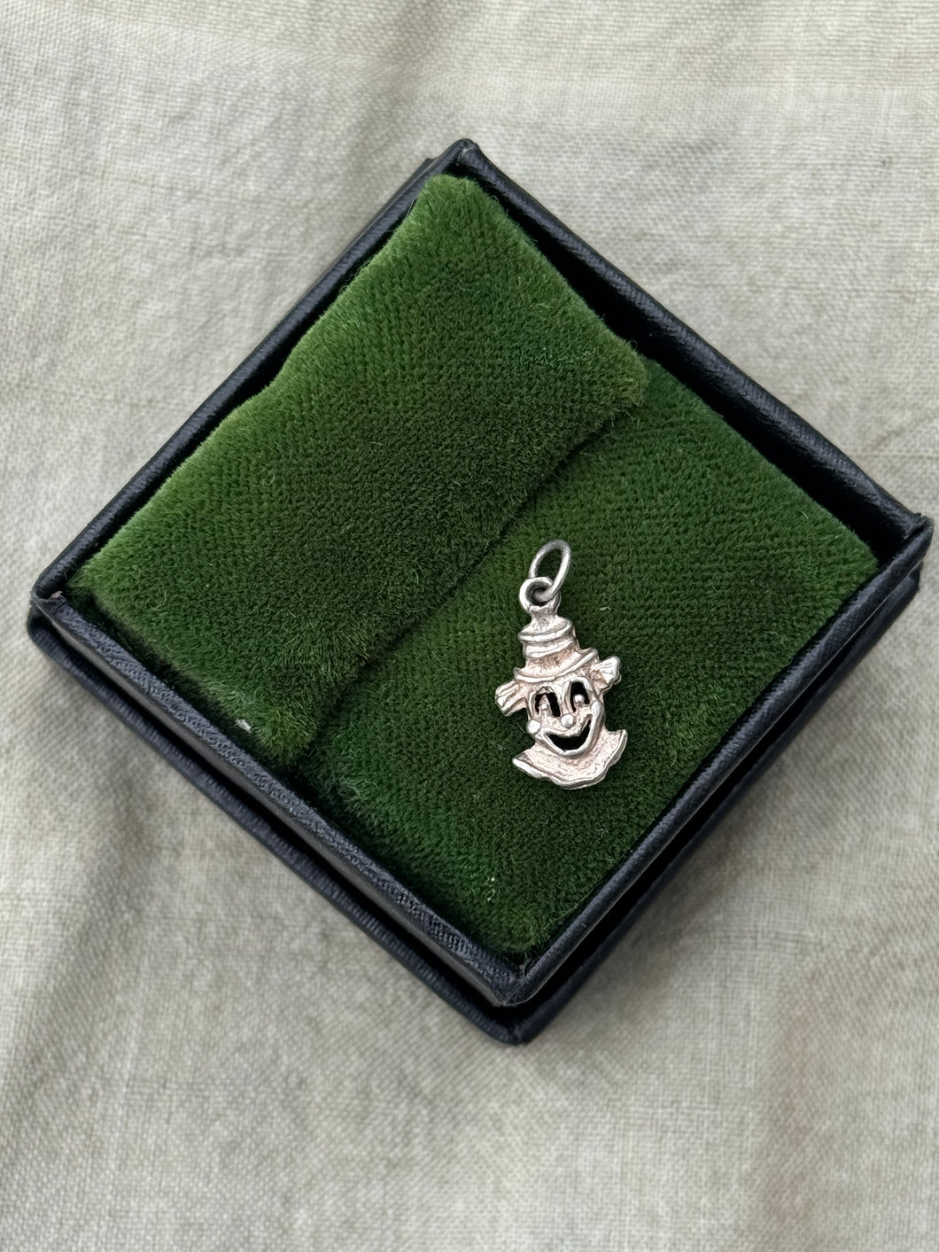 Vintage Sterling Silver Tony Clown Charm