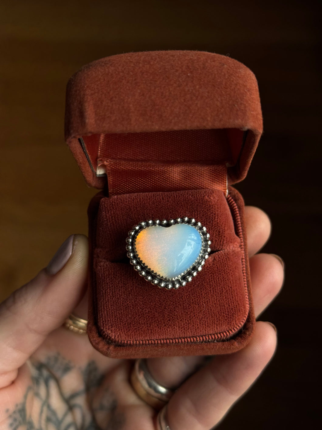 Opalite Sweetheart Ring