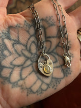 Load image into Gallery viewer, Opal Heart Lock

