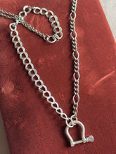 Load image into Gallery viewer, Sterling Silver Shackle Necklace
